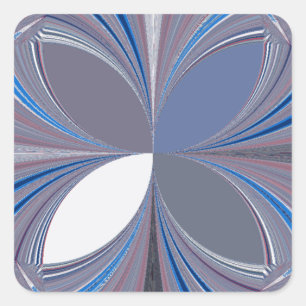 Beautiful stunning Butterfly soft blue colours Ar Square Sticker