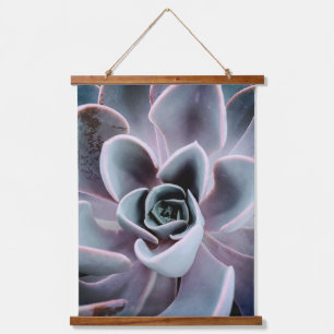Beautiful Succulent Plant Nature Photography  Hanging Tapestry
