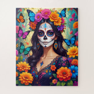 Beautiful Sugar Skull Puzzle