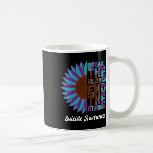 Beautiful Suicide Prevention Awareness Sunflower W Coffee Mug