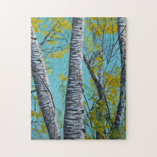 Beautiful Summer Birch Jigsaw Puzzle