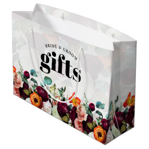 Beautiful Summer Flowers Large Gift Bag