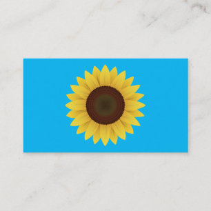 Beautiful Summer Sunflower Business Card