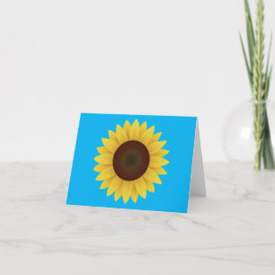 Beautiful Summer Sunflower Card