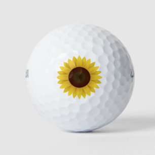 Beautiful Summer Sunflower Golf Balls
