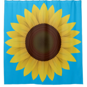 Beautiful Summer Sunflower Shower Curtain