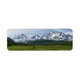 Beautiful summer volcanic landscape of Kamchatka