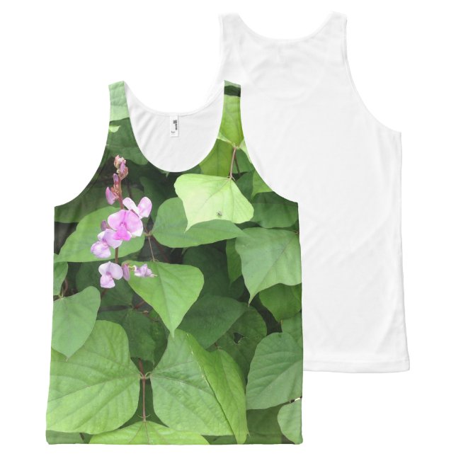Beautiful Sunday Cactus Gardens, LA Nature Photo All-Over Print Tank Top (Front and Back)