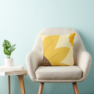 Beautiful Sunflower Design Cushion