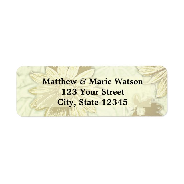 Beautiful Sunflower Floral Design (Front)