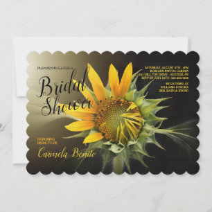 Beautiful Sunflower Invitation