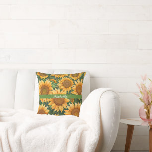 Beautiful Sunflower Modern Collection Cushion