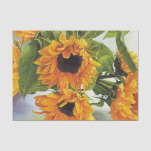 Beautiful Sunflower Painting Tissue Paper