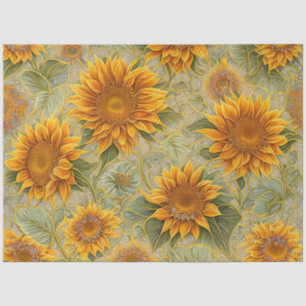 Beautiful Sunflower Popular Collection Tissue Paper