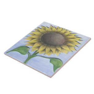 Beautiful Sunflower Tile