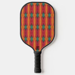 Beautiful Sunny Sun Rays Southwestern Folk Art Pickleball Paddle