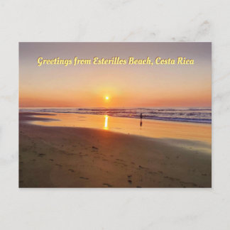 Beautiful Sunrise at Esterillos Beach, Costa Rica Postcard