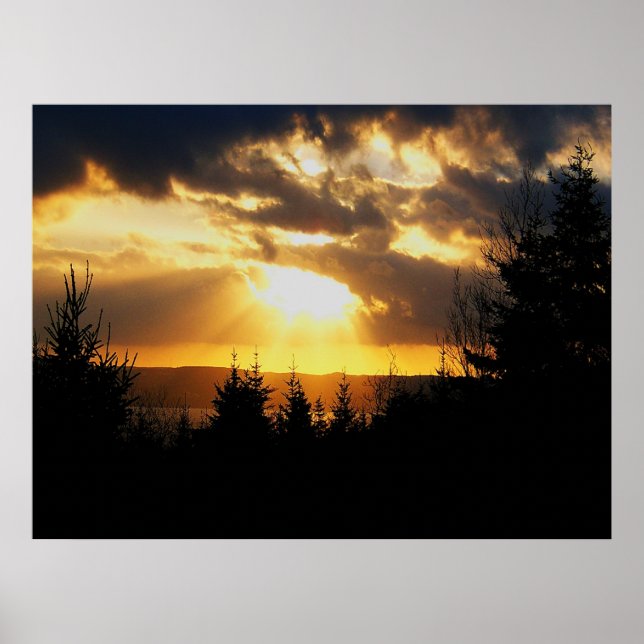 Beautiful Sunrise Poster (Front)
