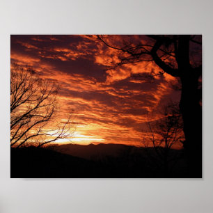 Beautiful Sunrise Scenery Poster