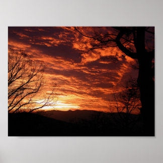 Beautiful Sunrise Scenery Poster