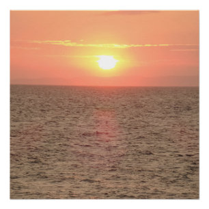 Beautiful Sunset 20" x 20",Poster Paper,Semi-Gloss Poster