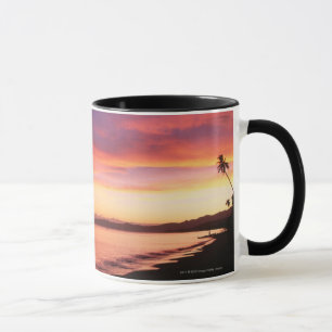 Beautiful sunset at the beach mug