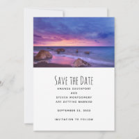 Beautiful Sunset Coastal Photograph Wedding