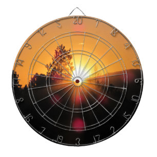 Beautiful Sunset Dartboard