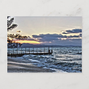 Beautiful Sunset in Montego Bay, Jamaica Postcard