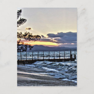 Beautiful Sunset in Montego Bay, Jamaica Postcard