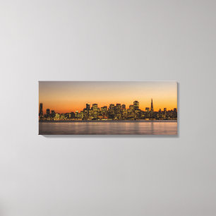 Beautiful sunset in San Francisco Canvas Print