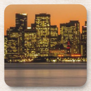 Beautiful sunset in San Francisco Coaster