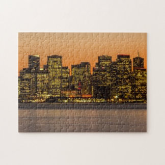 Beautiful sunset in San Francisco Jigsaw Puzzle