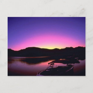 Beautiful Sunset: Lake Mead, Nevada Postcard