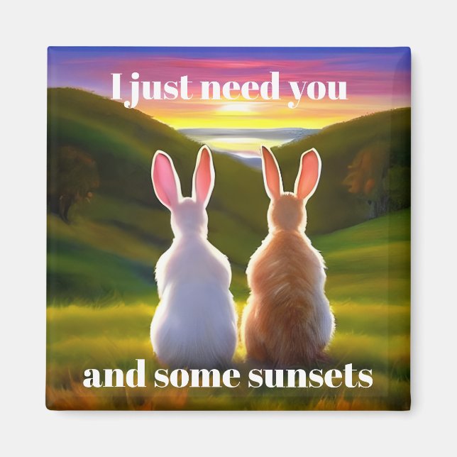 Beautiful Sunset Magnet (Front)