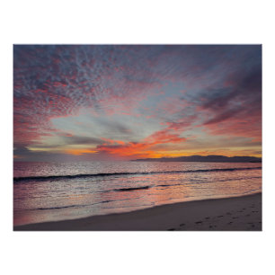Beautiful SUnset - Marina Del Rey, CA Photo Print