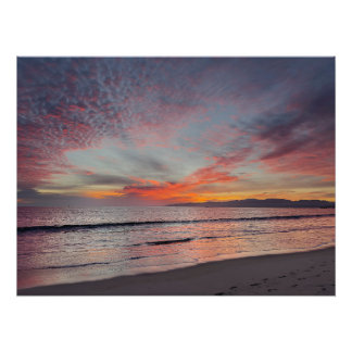 Beautiful SUnset - Marina Del Rey, CA Photo Print