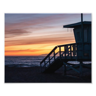 Beautiful Sunset - Marina Del Rey, CA Photo Print