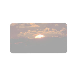 Beautiful Sunset: Maui, Hawaii Label