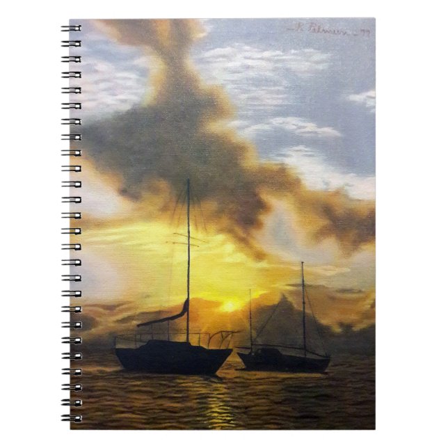 Beautiful Sunset Notebook (Front)