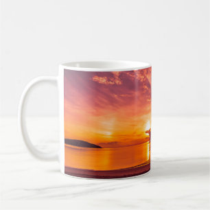 Beautiful Sunset on the Beach Coffee Mug