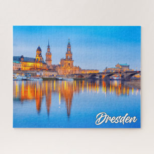 Beautiful Sunset Over Dresden, Germany Jigsaw Puzzle