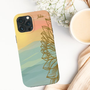 Beautiful Sunset over Flowered Waters   Case-Mate iPhone Case