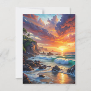 Beautiful Sunset Postcard