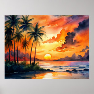 Beautiful Sunset Poster