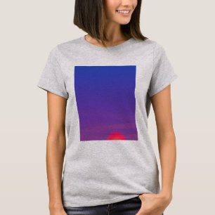 beautiful sunset scenery design T-Shirt
