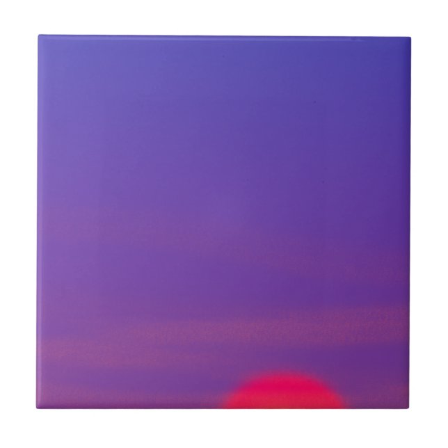beautiful sunset scenery design tile (Front)