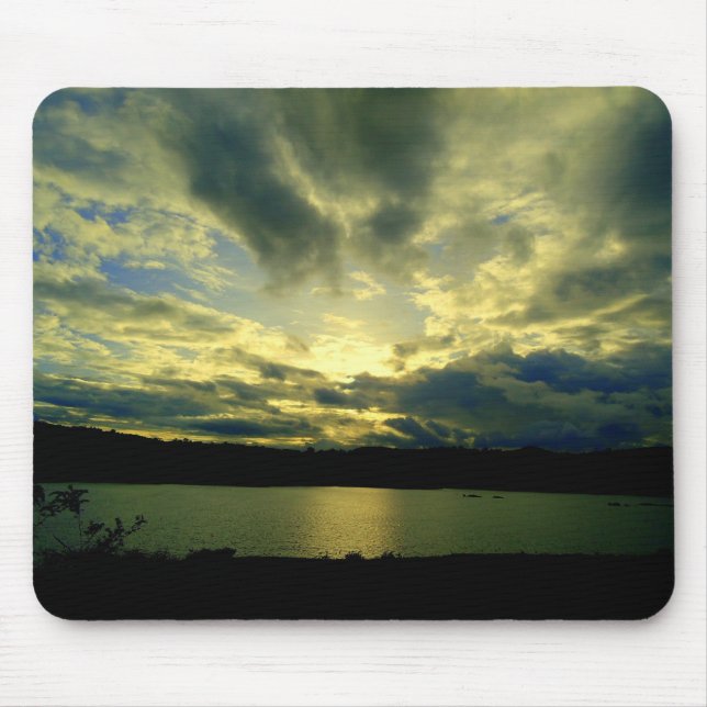 Beautiful Sunset Scenic Landscape Photographic Art Mouse Mat (Front)