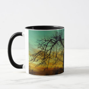Beautiful Sunset Scenic Landscape Photographic Art Mug