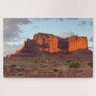Beautiful sunset shot of Monument Valley Jigsaw Puzzle